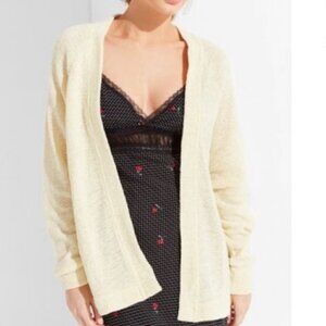 Urban Outfitters Light Yellow Open Cardigan‎ Small